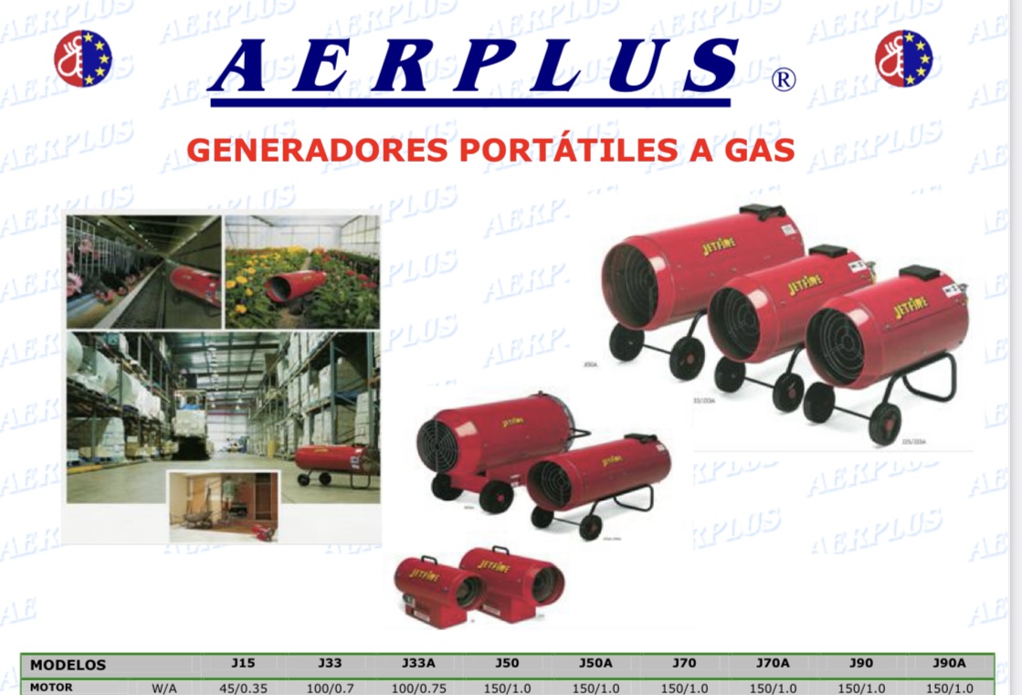 AERPLUS CLIMATIZACION S.L. - EQUIPOS EN ALQUILER